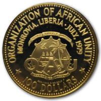 Liberia - 100 CID William R. Tolbert jr. 1979 - 10,93g Gold PP