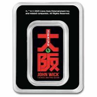 USA - John Wick Osaka Barren - 1 Oz Silber Blister Color
