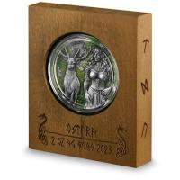 Germania Mint - Valkyries Series: Ostara 2023 - 2 Oz Silber Ultra High Relief Color