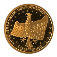 Deutschland - 100 EUR Bamberg 2004 - 1/2 Oz Gold