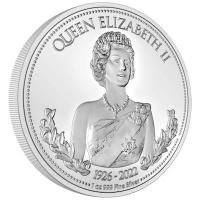 Niue 2 NZD Queen Elizabeth II. 1926 bis 2022 1 Oz Silber PP