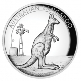 Australien - 1 AUD Knguru 2012 - 1 Oz Silber HighRelief