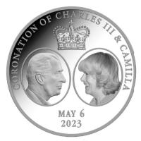 Kamerun - 1.000 Francs Krönung von Charles III mit Camilla 2023 - 1 Oz Silber