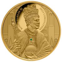 Niue 100 NZD König Charles III. Krönungsporträt 2023 1 Oz Gold PP