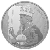 Kanada - 50 CAD Krnung von Knigin Elisabeth II 2022 - 5 Oz Silber PP 