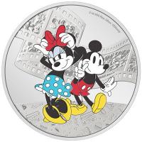 Niue 10 NZD Disney(TM) Mickey & Minnie(TM) 2023 3 Oz Silber PP Color