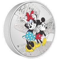 Niue 10 NZD Disney(TM) Mickey & Minnie(TM) 2023 3 Oz Silber PP Color Rückseite