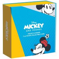 Niue - 10 NZD Disney(TM) Mickey & Minnie(TM) 2023 - 3 Oz Silber PP Color