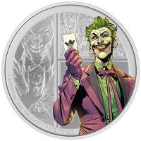 Niue 2 NZD DC(TM) Villains: The Joker(TM) (1.) 1 Oz Silber PP Color