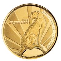 Kamerun 1000 Francs Cheetah Gepard 2022 1/10 Oz Gold