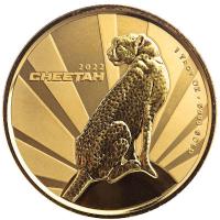 Kamerun - 3000 Francs Cheetah Gepard 2022 - 1 Oz Gold PP