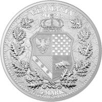Germania Mint 5 Mark Galia & Germania 2023 1 Oz Silber Rckseite