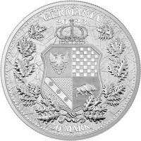 Germania Mint 50 Mark Galia & Germania 2023 10 Oz Silber Rckseite