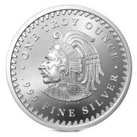 USA Aztekenkalender 1 Oz Silber Rückseite