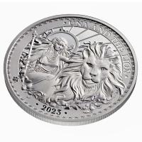 St. Helena - 1 Pfund Una and the Lion 2023 - 1 Oz Silber PP