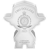 Niue - 2 NZD Chibi Indiana Jones(TM) 2023 - 1 Oz Silber PP Color