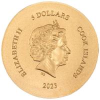 Cook Island - 5 CID Numismatic Icons: Arethusa 2023 - 0,5g Gold
