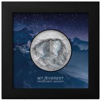 Cook Island - 10 CID Mount Everest Erstbesteigung - 2 Oz Silber PP Ultra High Relief