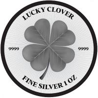 Niue - 2 NZD Lucky Clover (Glcksklee) 2023 - 1 Oz Silber