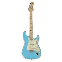 Solomon Islands - 2 Dollar Fender Stratocaster in Daphne Blue 2023 - 1 Oz Silber Color