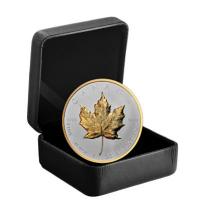 Kanada - 20 CAD Maple Leaf 2023 - 1 Oz Silber Ultra High Relief Gilded