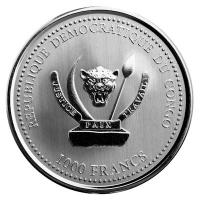 Kongo - 500 Francs Schuhschnabel / Shoebill 2022 - 1 Oz Silber