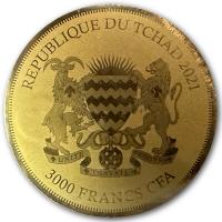 Tschad - 3.000 Francs Vreneli 2021 - Goldmnze