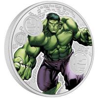 Niue - 2 NZD Marvel(TM) Hulk(TM) 2023 - 1 Oz Silber PP Color