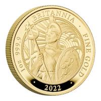 Grobritannien 186,50 GBP Britannia 6 Coin Set 2023  1,925 oz Gold PP Rckseite