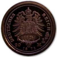Goldschätze Europas - Replik Wilhelm I. 20 Mark 1871 - Goldprägung