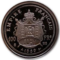 Goldschätze Europas - Replik Napoleon III 100 Fr. 1869 - Goldprägung