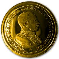 Goldschätze Europas - Replik Wilhelm II. 20 Mark 1915 - Goldprägung