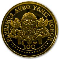 Goldprägung - Leonardo Da Vinci 2002 - Gold