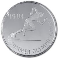 Jamaika - 25 Dollar Olympische Sommerspiele Los Angeles 1984 - Silber PP
