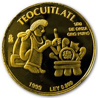 Mexiko - Teocuitlatl 1999 - 1/20 Oz Gold