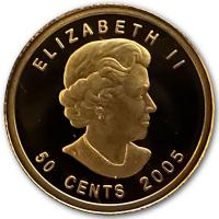Kanada - 0,50 CAD Kanu 2005 - 1/25 Oz Gold PP