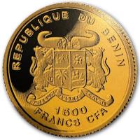 Benin - 1500 Francs Albert Schweitzer 2005 - 1/25 Oz Gold PP