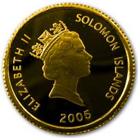 Salomon Islands - 10 Dollars Goldwäscher 2005 - 1/25 Oz Gold PP