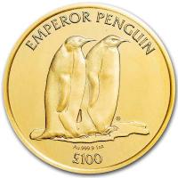 British Antarctic Territory - 1 Pfund Penguin (1.) 2023 - 1 Oz Gold