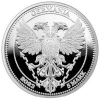 Germania Mint - 5 Mark  Beech Leaf (Buchenblatt) 2023 - 1 Oz Silber PP