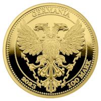 Germania Mint - 100 Mark  Beech Leaf (Buchenblatt) 2023 - 1 Oz Gold PP