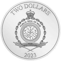 Niue - 2 NZD Marvel(TM) Guardians of the Galaxy Vol.3(TM) 2023 - 1 Oz Silber PP Color