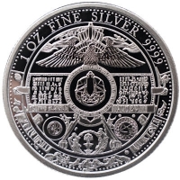 Tschad - 5000 CFA Artificial Intelligence 2023  - 1 Oz Silber