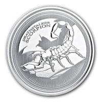 Tschad 500 Francs Deathstalker Skorpion 2017 1 Oz Silber