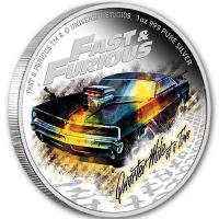Niue 2 NZD Fast and Furious (1.) Quarter Mile at a Time 2023 1 Oz Silber PP Color