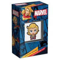 Niue - 2 NZD Chibi Marvel(TM) Captain Marvel(TM) 2023 - 1 Oz Silber PP Color