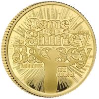 Grobritannien - 25 GBP Music Legends Dame Shirley Bassey 2023 - 1/4 Oz Gold PP