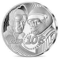 Frankreich - 10 EUR 100 Jahre 24h Rennen von Le Mans 2023 - Silber PP