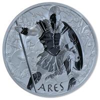 Tuvalu - 1 TVD Gods of Olympus: Ares 2023 - 1 Oz Silber