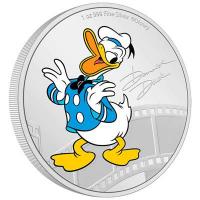 Niue - 2 NZD Disney(TM) Donald Duck(TM) 2023 - 1 Oz Silber PP Color